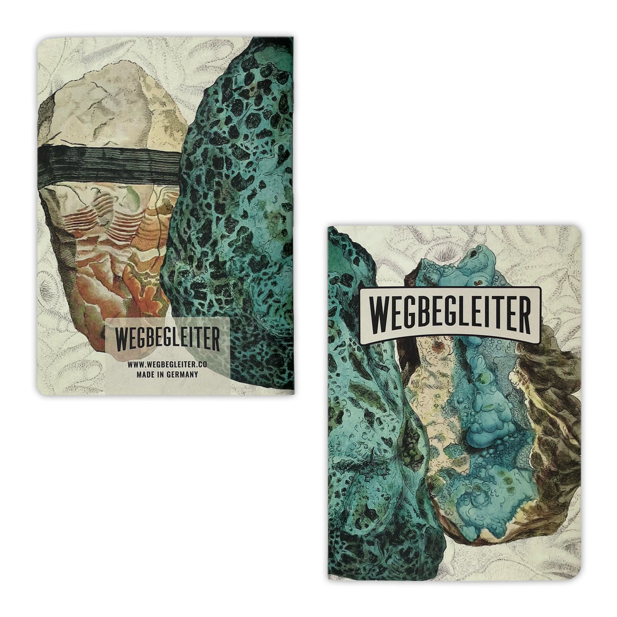 3-tlg. Notizheft-Set "British Mineralogy"