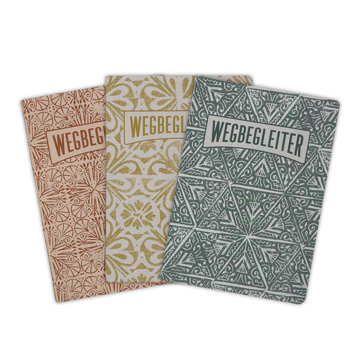3-tlg. Notizheft-Set "Stamps"